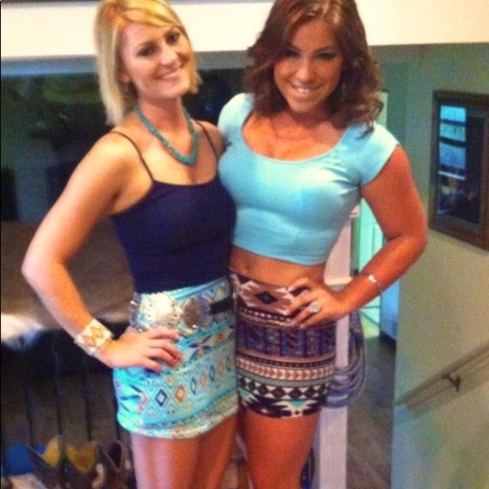 Tribal Print Skirt